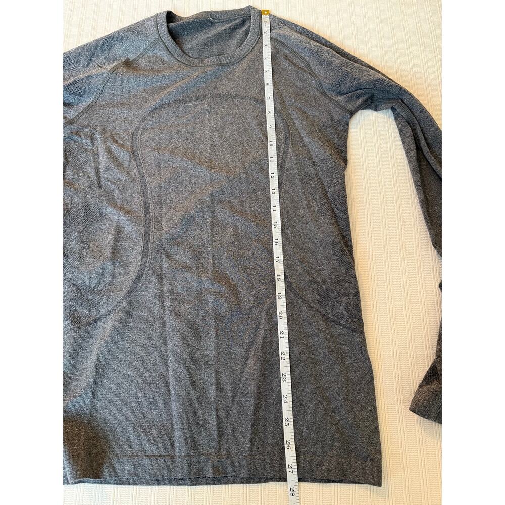 Lululemon Swiftly Tech Long Sleeve Crew Neck Gray Size 10 - Picture 3 of 5